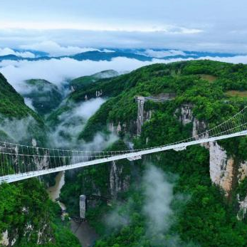 Lo más destacado de la esencia de Zhangjiajie en 1 día privado: montaña Tianmen, puente de cristal del Gran Cañón y el espectáculo The Romance