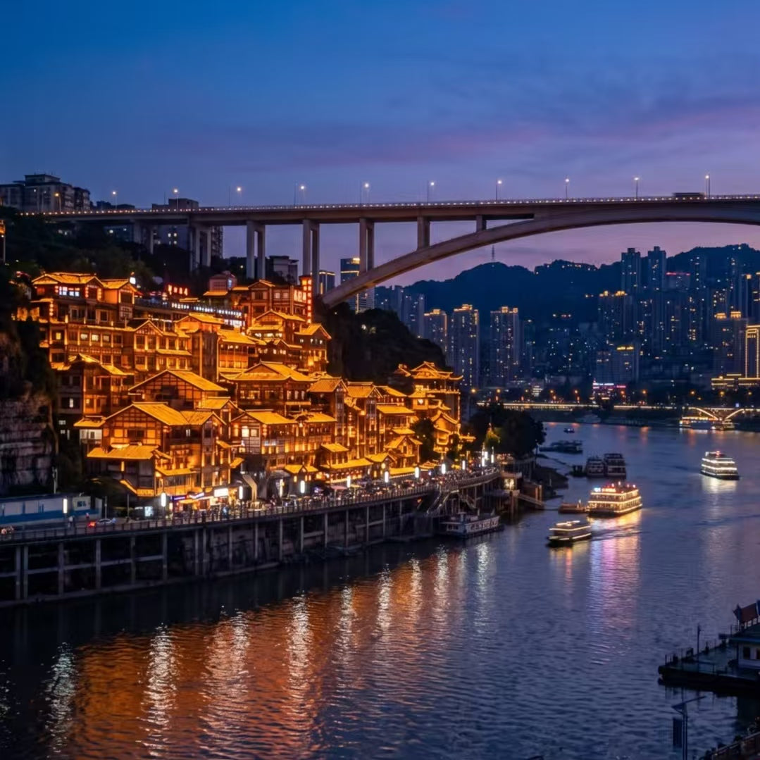 9 Days 8 Nights | Departing from Chengdu to Chongqing's Mountain City! Experience Sichuan and Chongqing's Two Major Trendy Metropolises