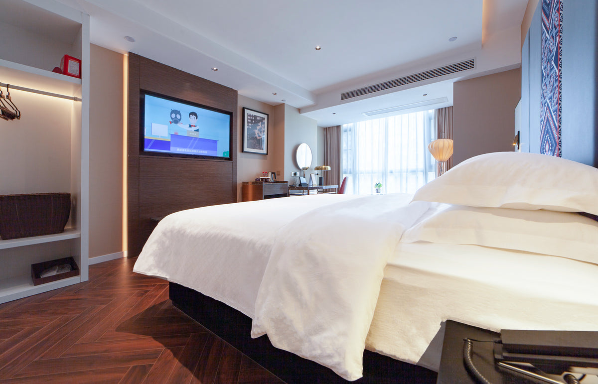 Jinjiang City Hotel-New Smart Urban Big Bed Room